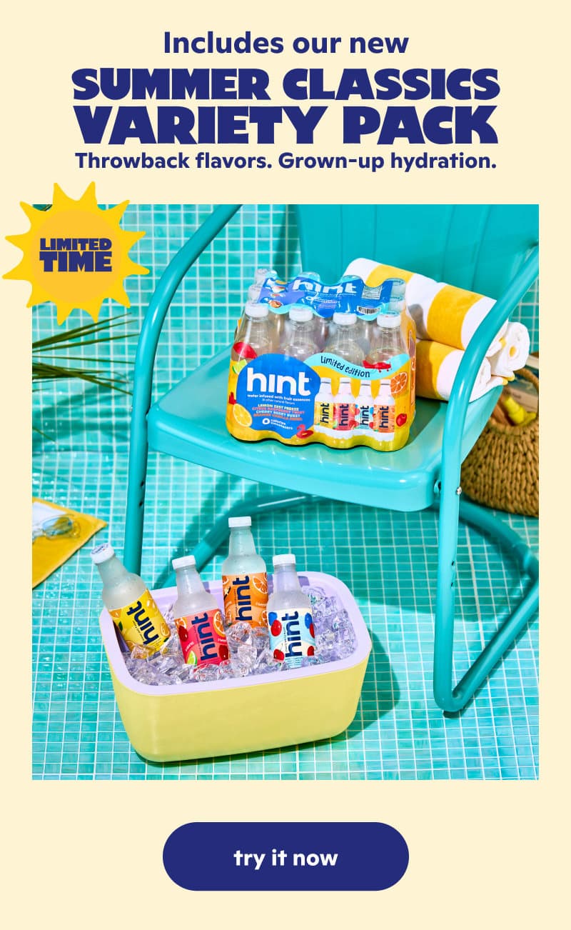 Includes our new Summer Classics Variety Pack