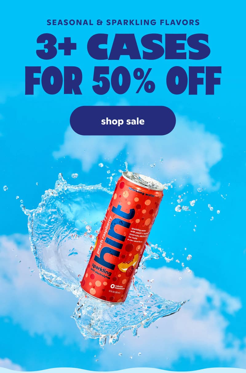 3+ cases for 50% off 3+ cases for 50% off