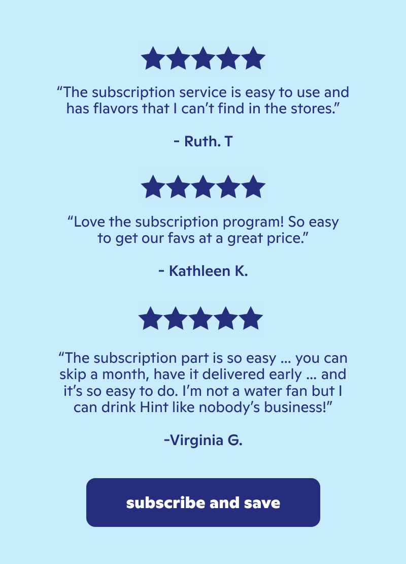 subscribe and save