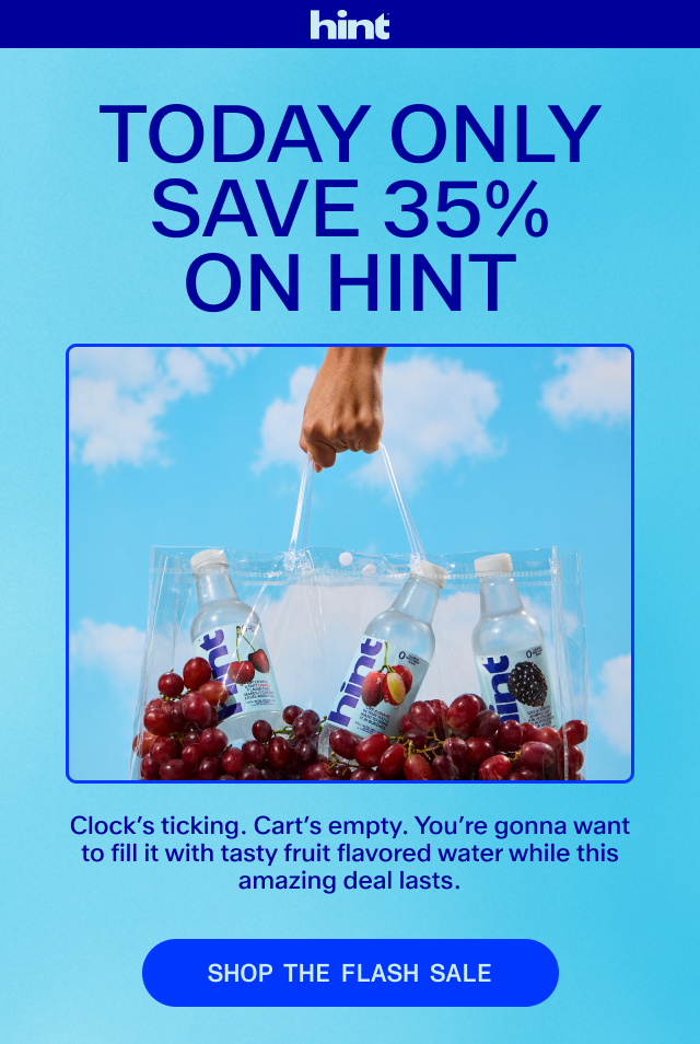Save 35% - TODAY ONLY