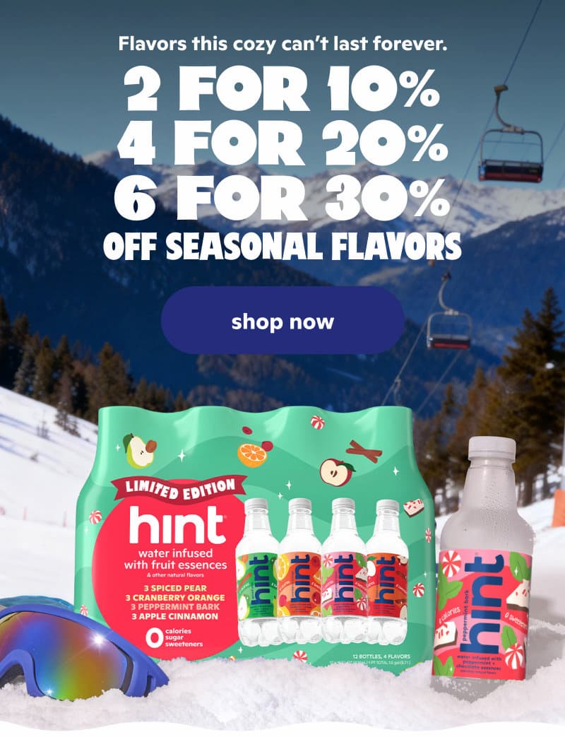 Flavors this cozy can't last forever.