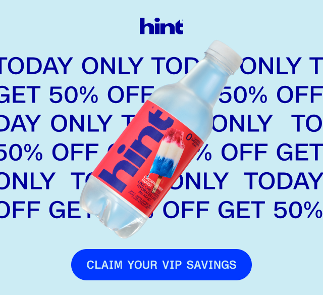 Hey there VIP!!! Today only, save 50% off AND get 2x the points!