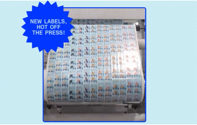 New labels, hot off the press