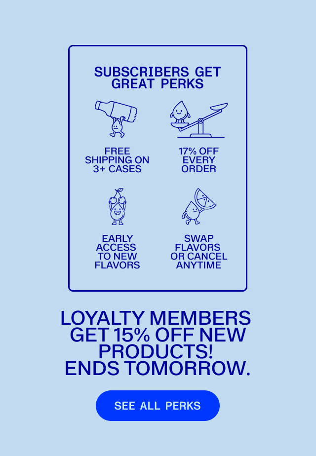 Subscribe and get great perks