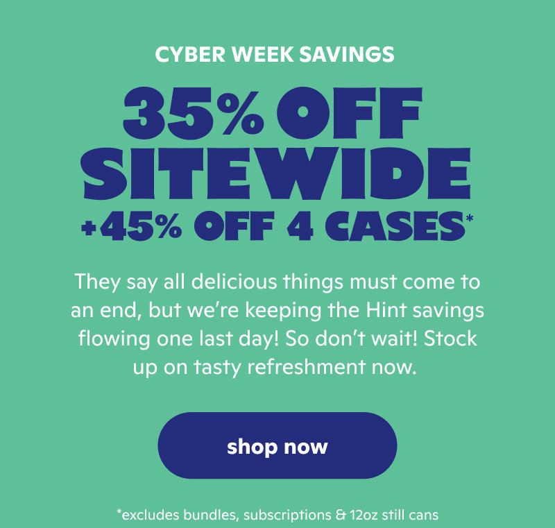 ENDS TODAY: CYBER WEEK SAVINGS 35% OFF SITEWIDE + 45% OFF 4 CASES* ENDS TODAY: CYBER WEEK SAVINGS 35% OFF SITEWIDE + 45% OFF 4 CASES*