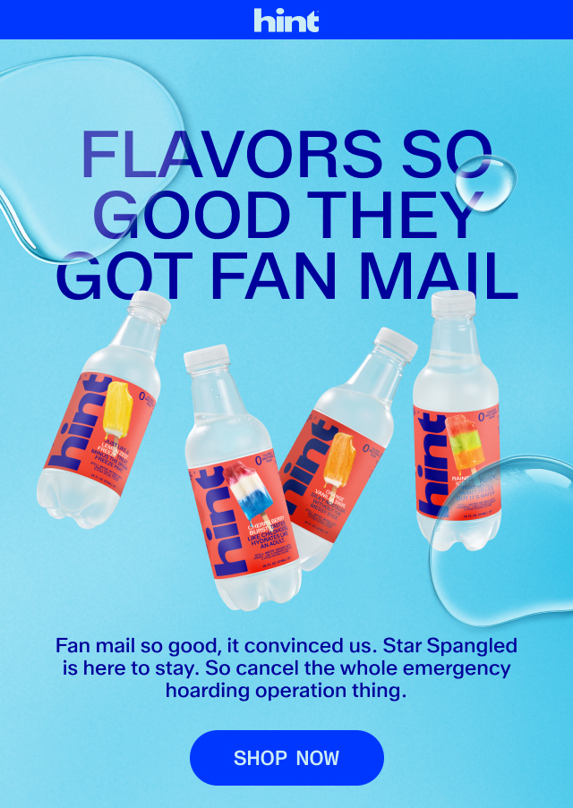 Meet the flavors so good, they got fan mail. Guess we're gonna have to keep these year round, huh?
