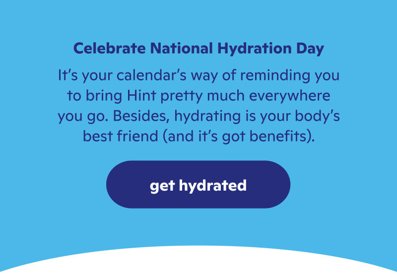 celebrate national hydration day