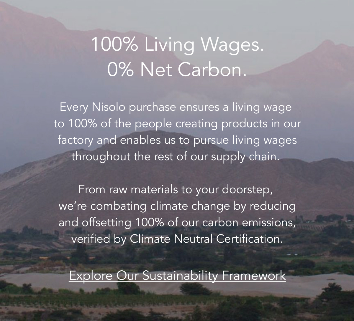 Explore Our Sustainability Framework