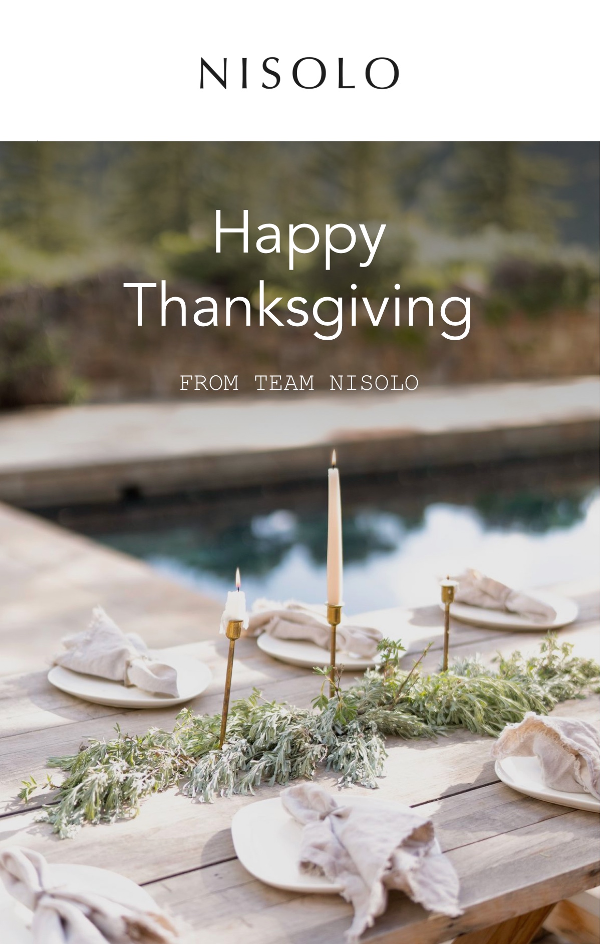 Happy Thanksgiving From Team Nisolo