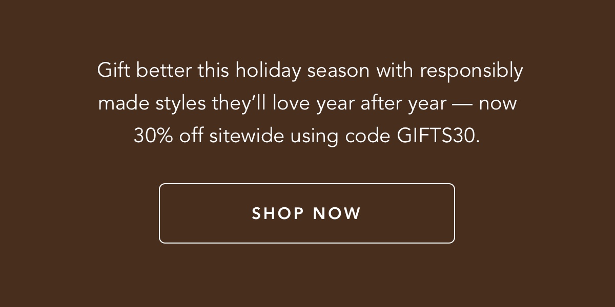 Shop 30% Off Sitewide