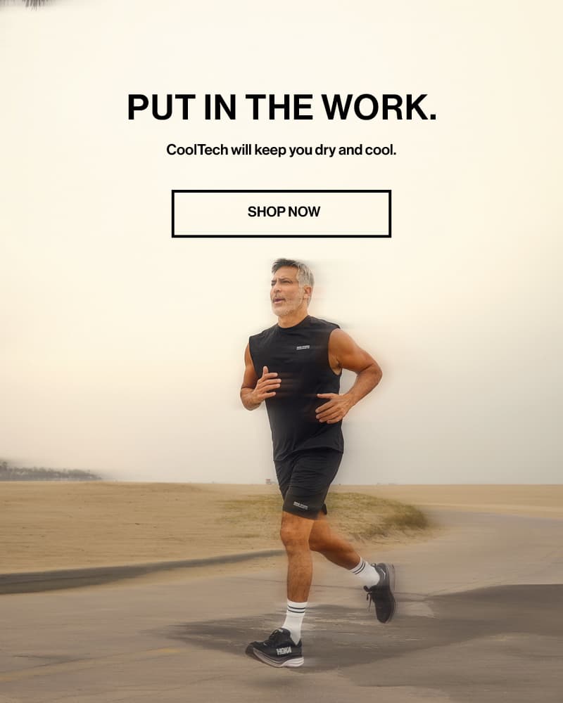  Put in the work. CoolTech will keep you dry and cool.