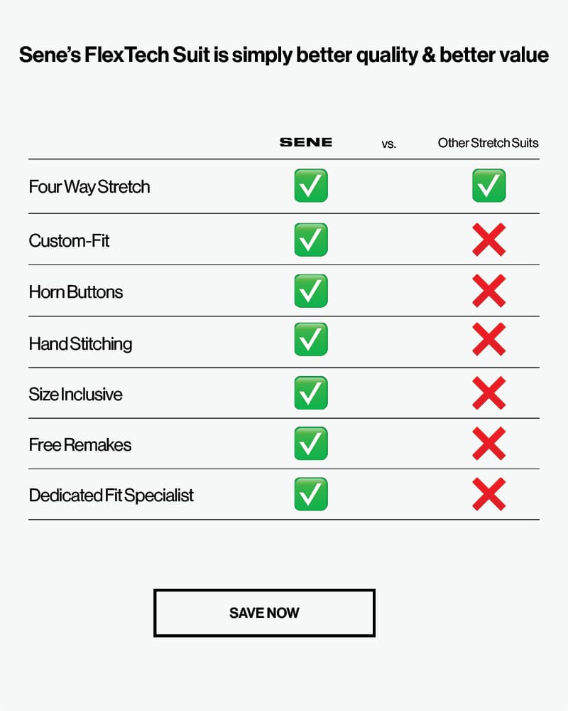 Sene's FlexTech Suit is simply better quality & better value