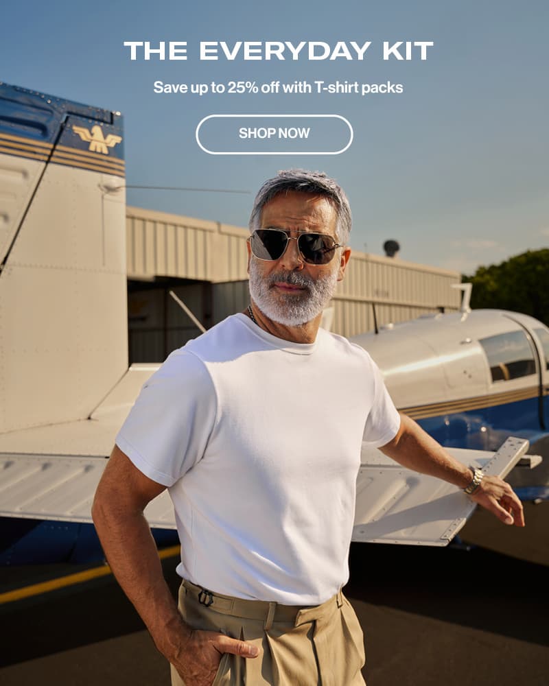 The everyday kit - save up to 25% off with t-shirt packs