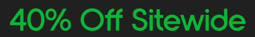 40% Off Sitewide