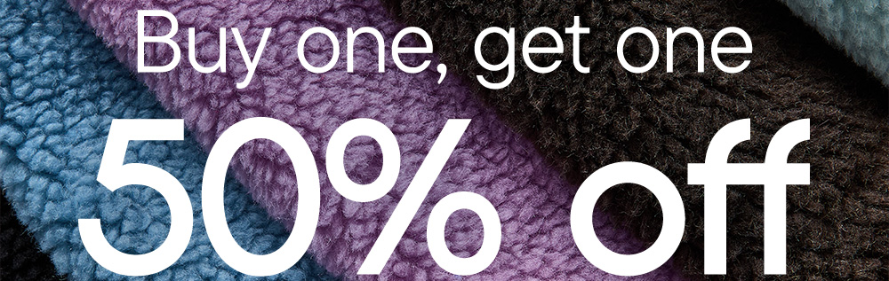 Buy one, get one 50% off