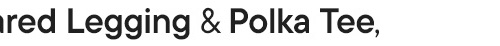 Legging & Polka Tee,