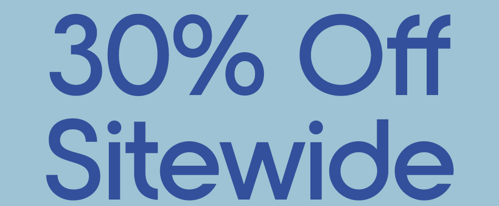 30% Off Sitewide