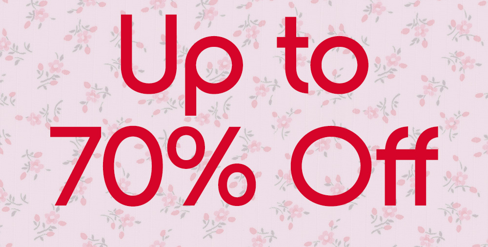 Up to 70% Off