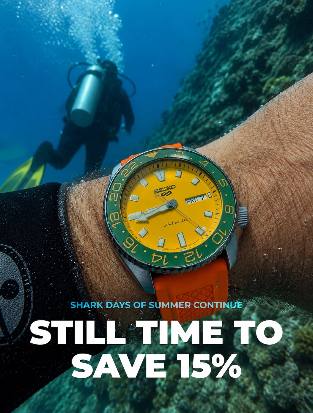 Still time to save 15%