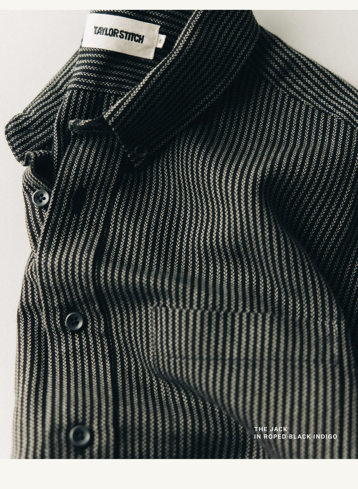 The Jack in Roped Black Indigo