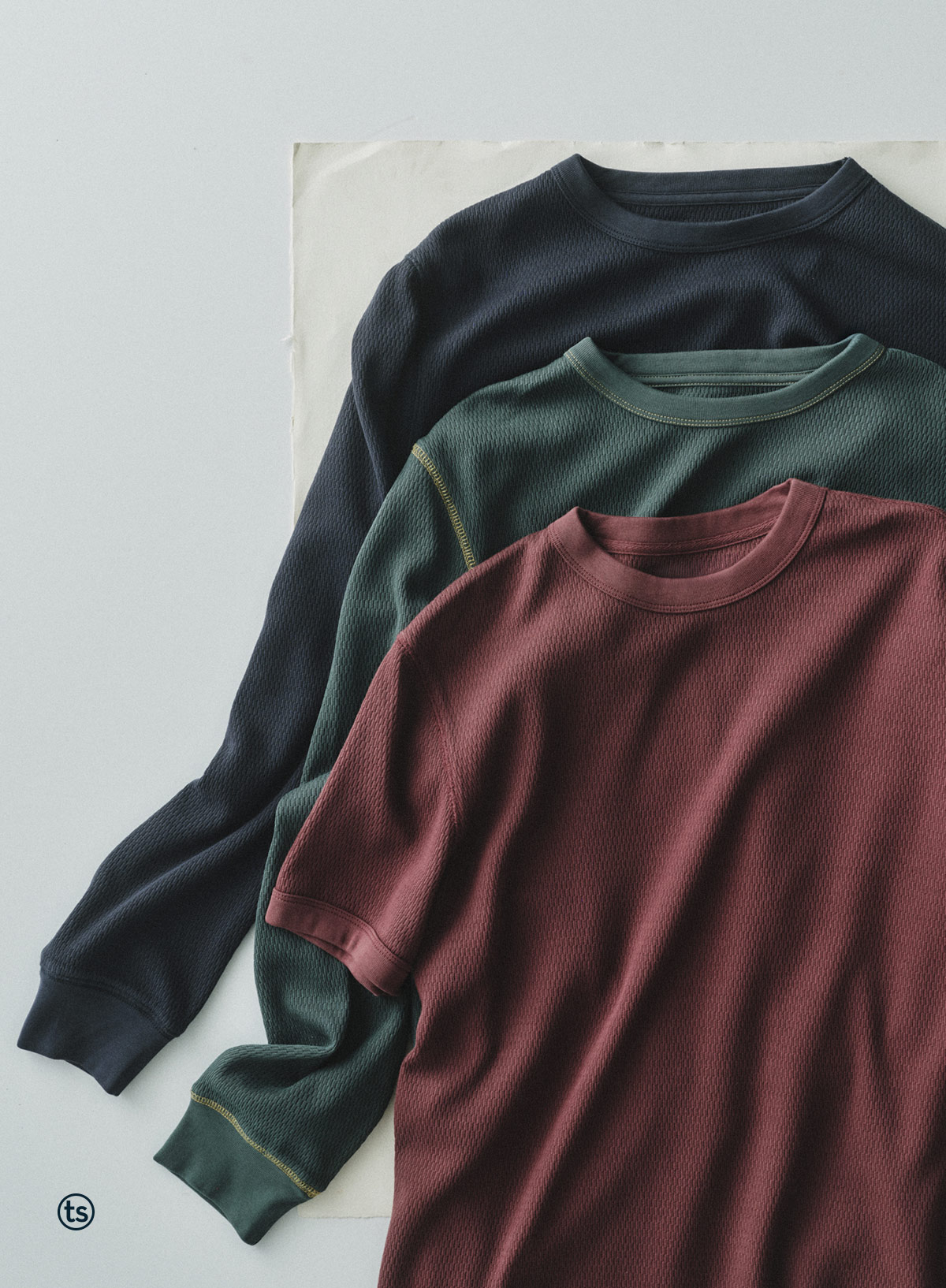 Explore Organic Cotton Crews in Waffle