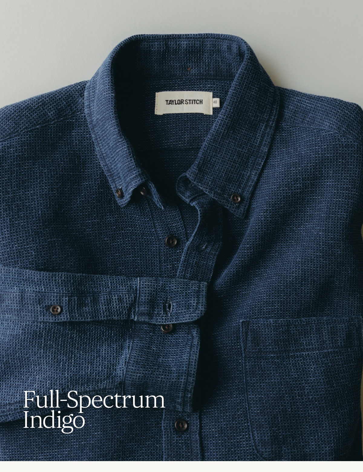 Taylor Stitch. Full-Spectrum Indigo