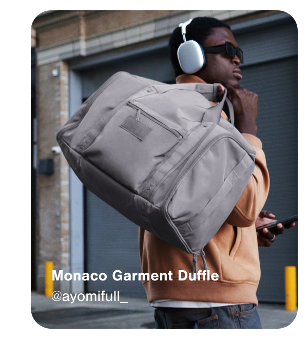 Monaco Garment Duffle.