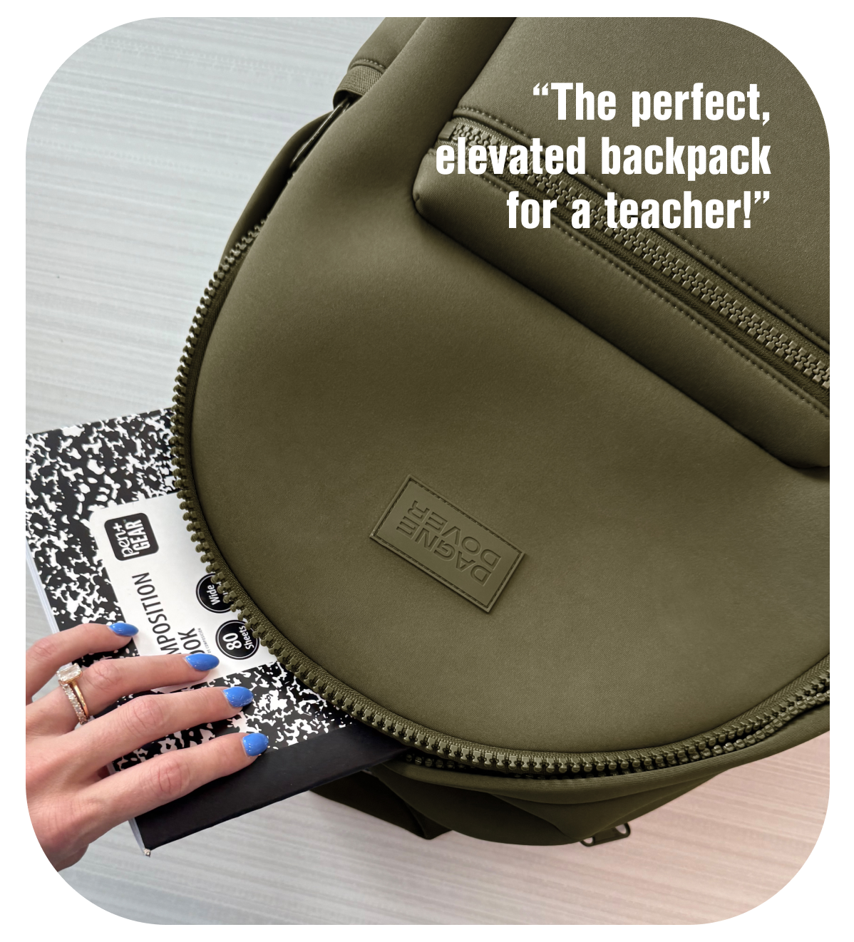 "The perfect elevated backpack for a teacher!"