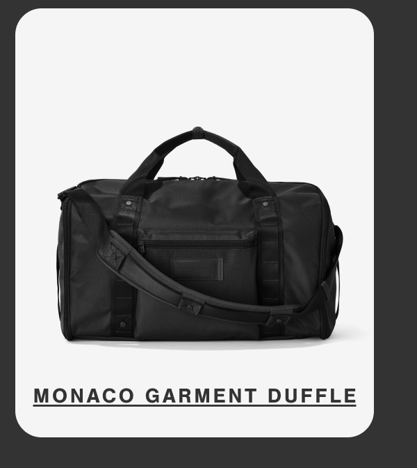 Monaco Garment Duffle