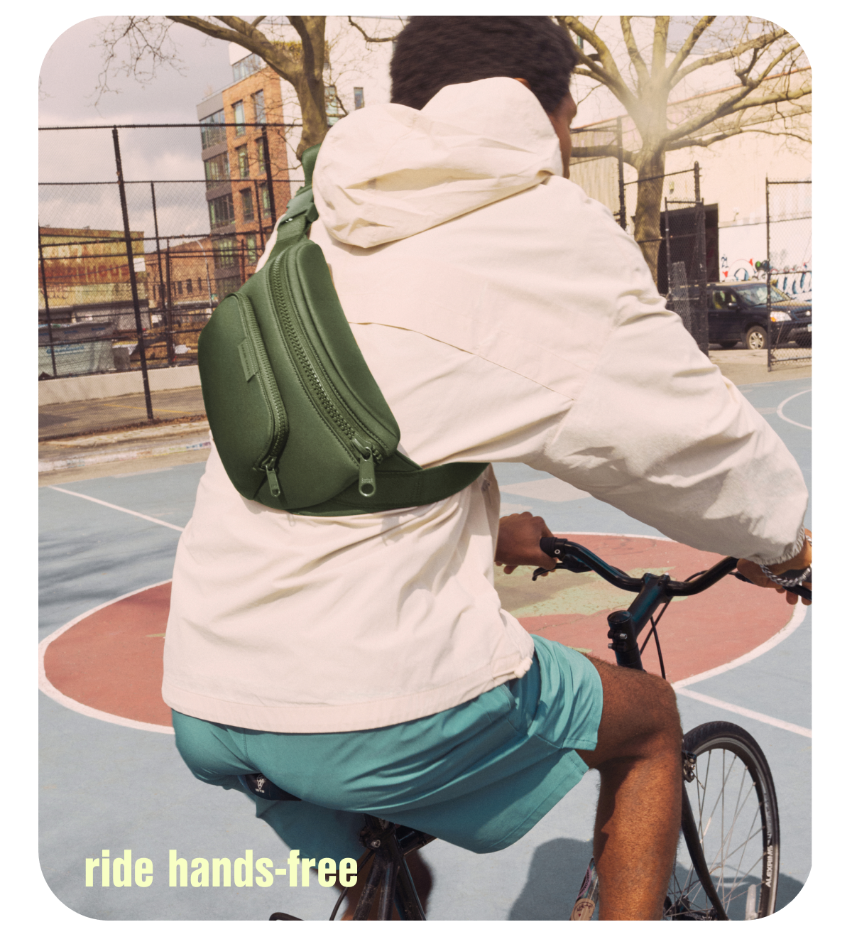 Ride hands-free.