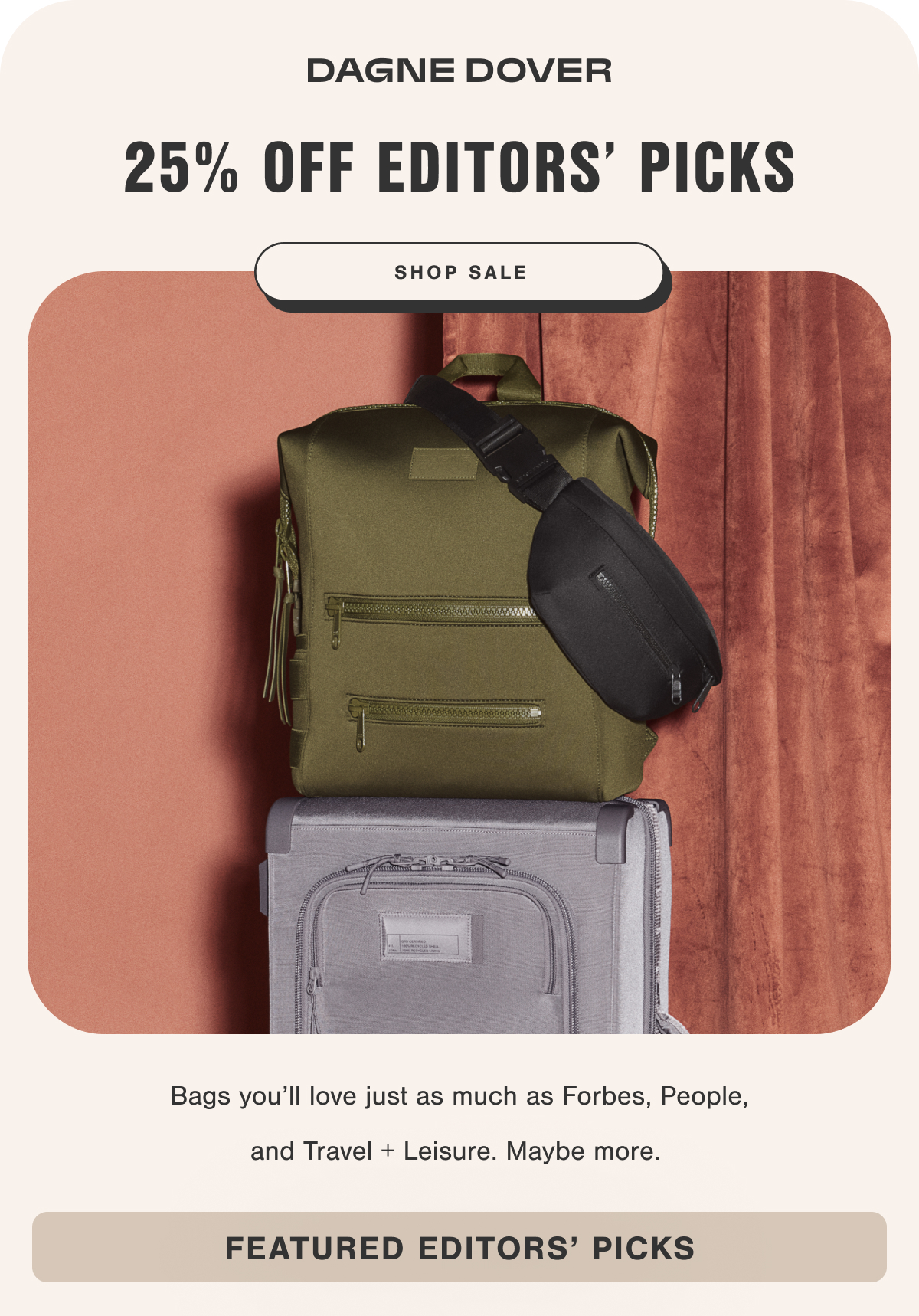 25% Off Editors' Picks.