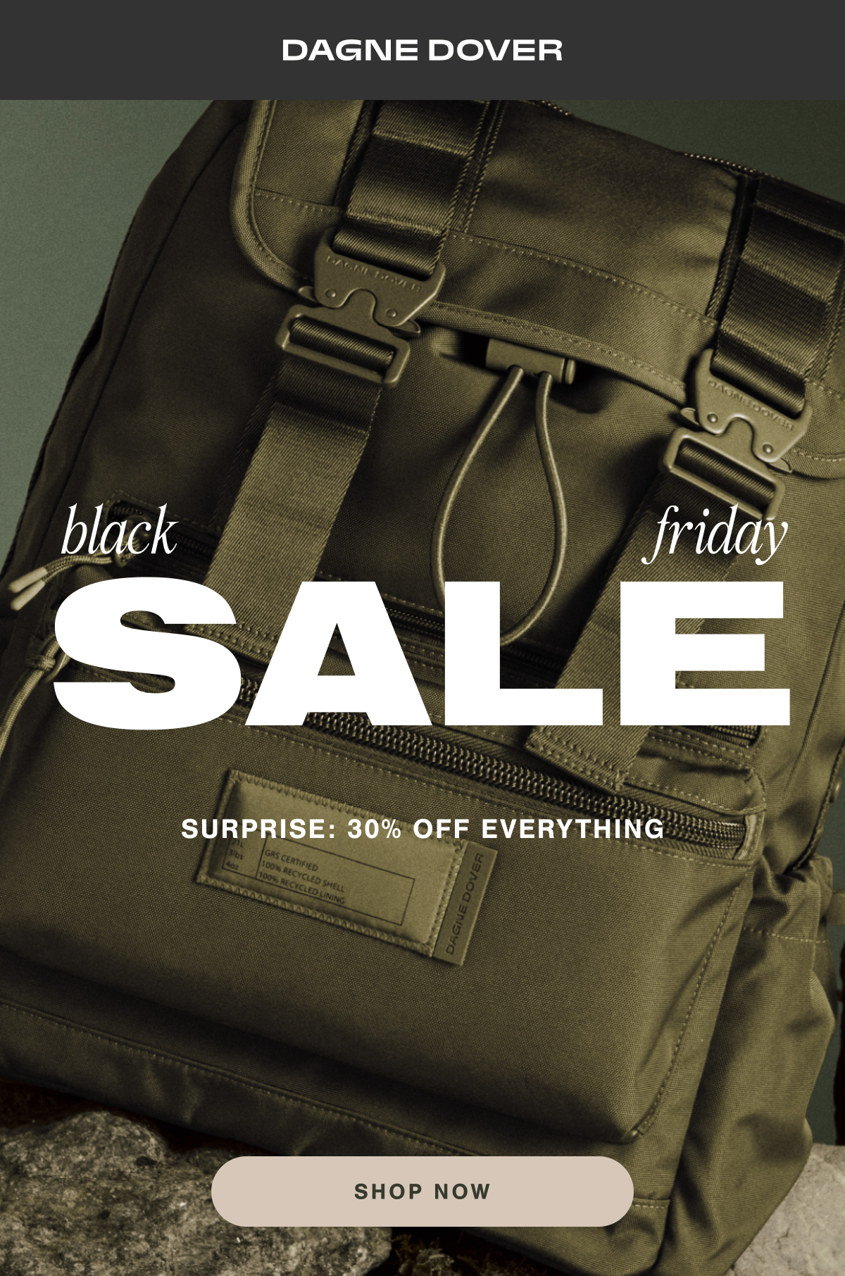 Black Friday Sale: 30% Off Everything. Shop Now.