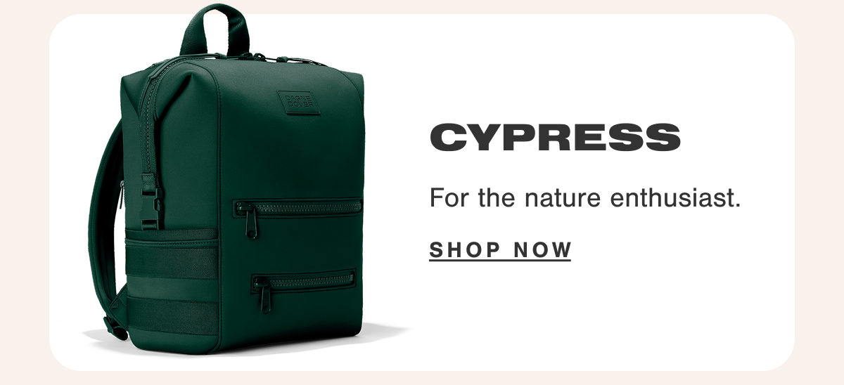 Cypress. For the nature enthusiast.