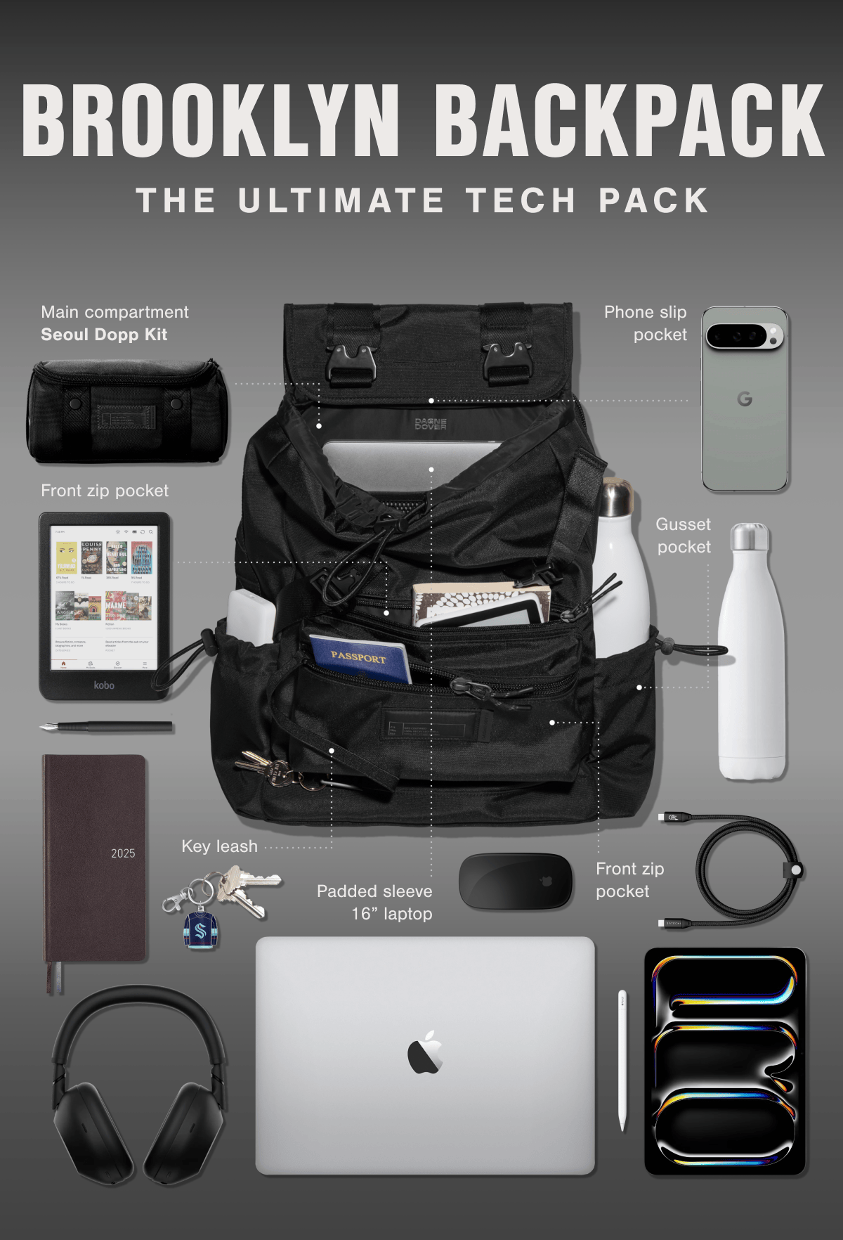 Brooklyn Backpack: The Ultimate Tech Pack.