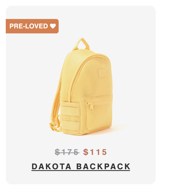 Dakota Backpack in Pollen Air Mesh