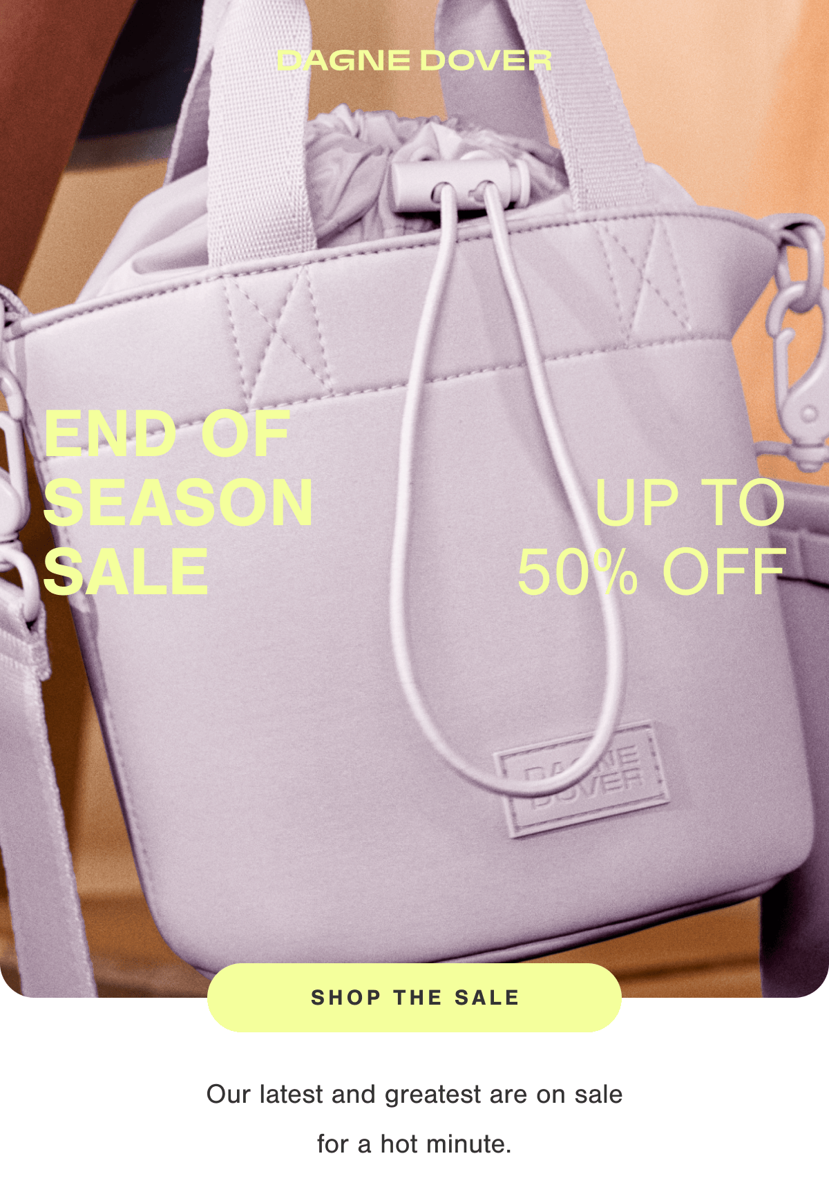 End of Season Sale. Up to 50% Off.