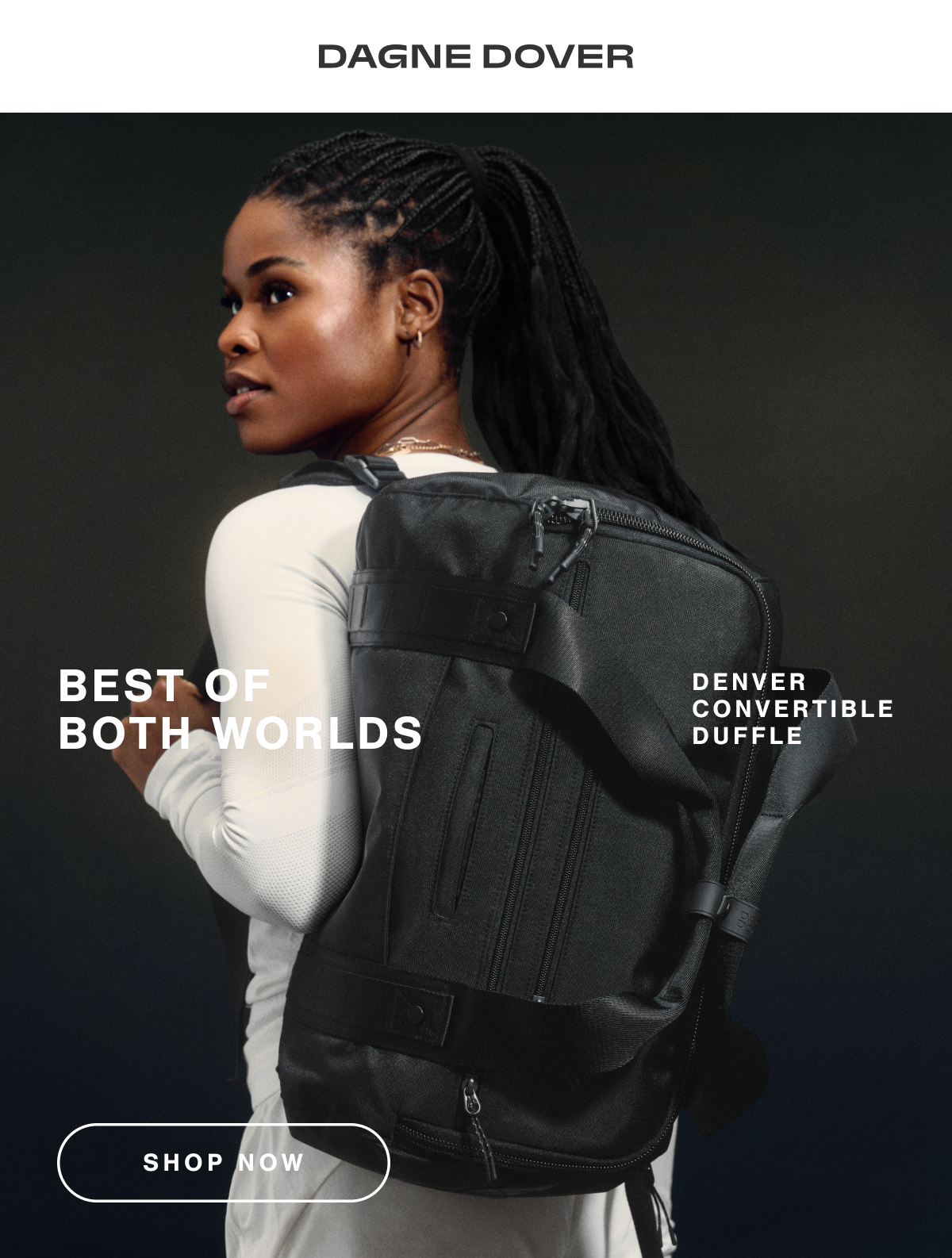 BEST OF BOTH WORLDS. Denver Convertible Duffle..