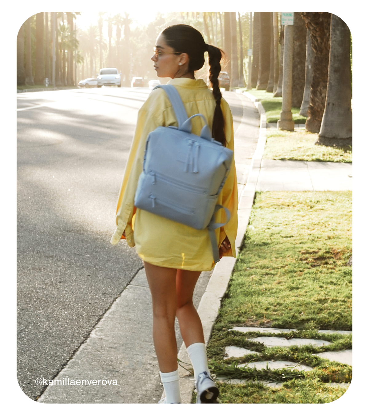 Indi Diaper Backpack in Daylight.