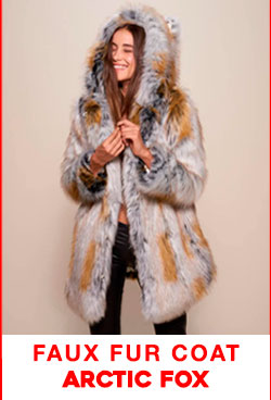 Classic Women's Faux Fur Coat | Arctic Fox