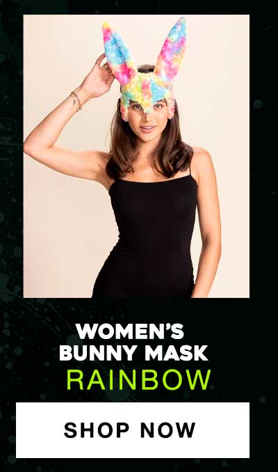 Women's Bunny Mask | Rainbow