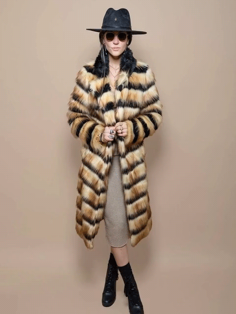 Long Faux Fur Coat | Gazelle