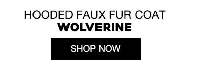 Hooded Men's Faux Fur Coat | Wolverine