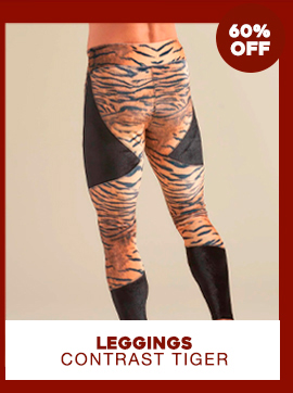 Men's Leggings | Contrast Tiger