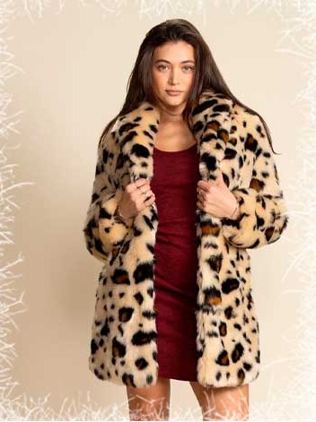 Women's Faux Fur Coat | Sinai Leopard