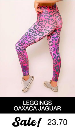 Women's Velvet Leggings | Oaxaca Jaguar