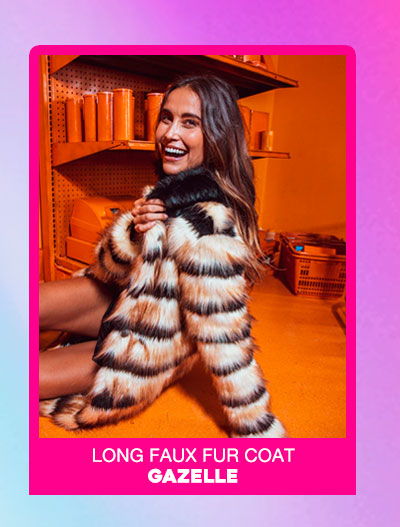 Women's Long Faux Fur Coat | Gazelle