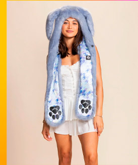 Blue Rabbit Faux Fur Hood | Women's