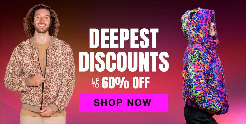 Deepest Discounts Up To 60% Off!
