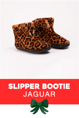 Jaguar Faux Fur Slipper Bootie