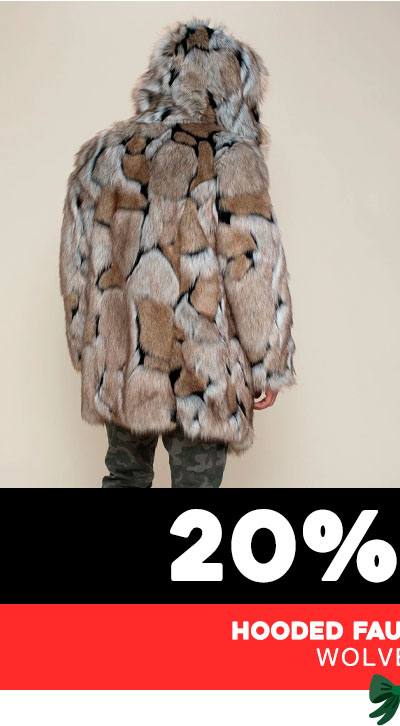 Hooded Men's Faux Fur Coat | Wolverine